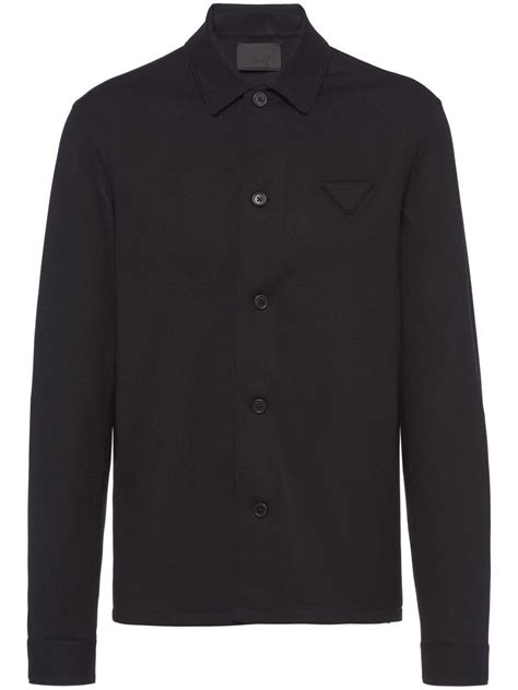 prada button up long sleeve|Prada Shirts for Men .